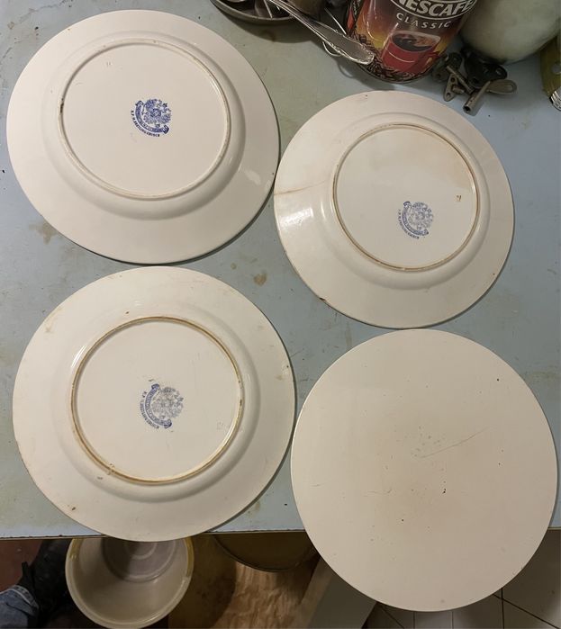 Тарелки фарфор Кузнецова антикварные, чашки фарфор