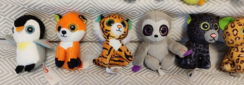 М'які іграшки макдональдс тіні тай звірі цумцум глазастики хеппі міл