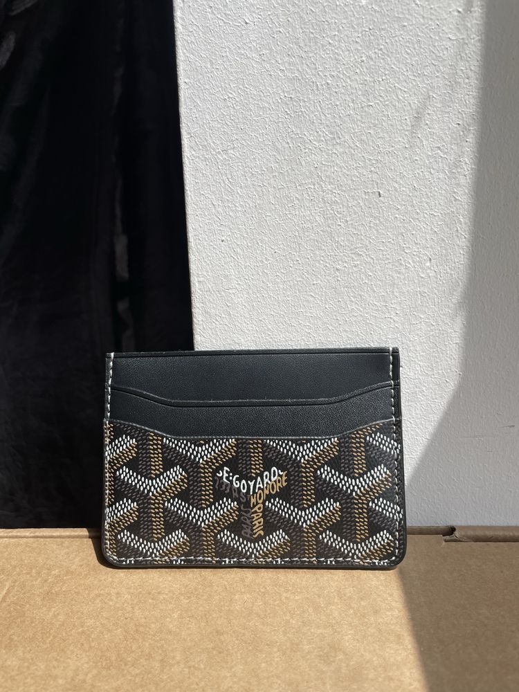 Goyard porta cartões preto