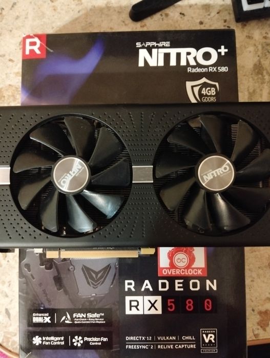 Відеокарта Sapphire RX 580, 4GB