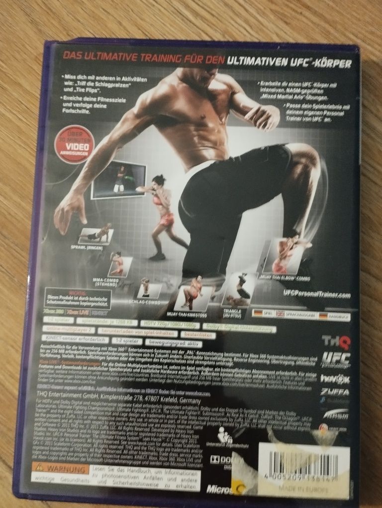 UFC trainer xbox 360