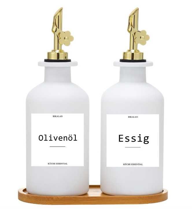 Zestaw butelek z dozownikiem Bikalan 350ML 2 SZT białe