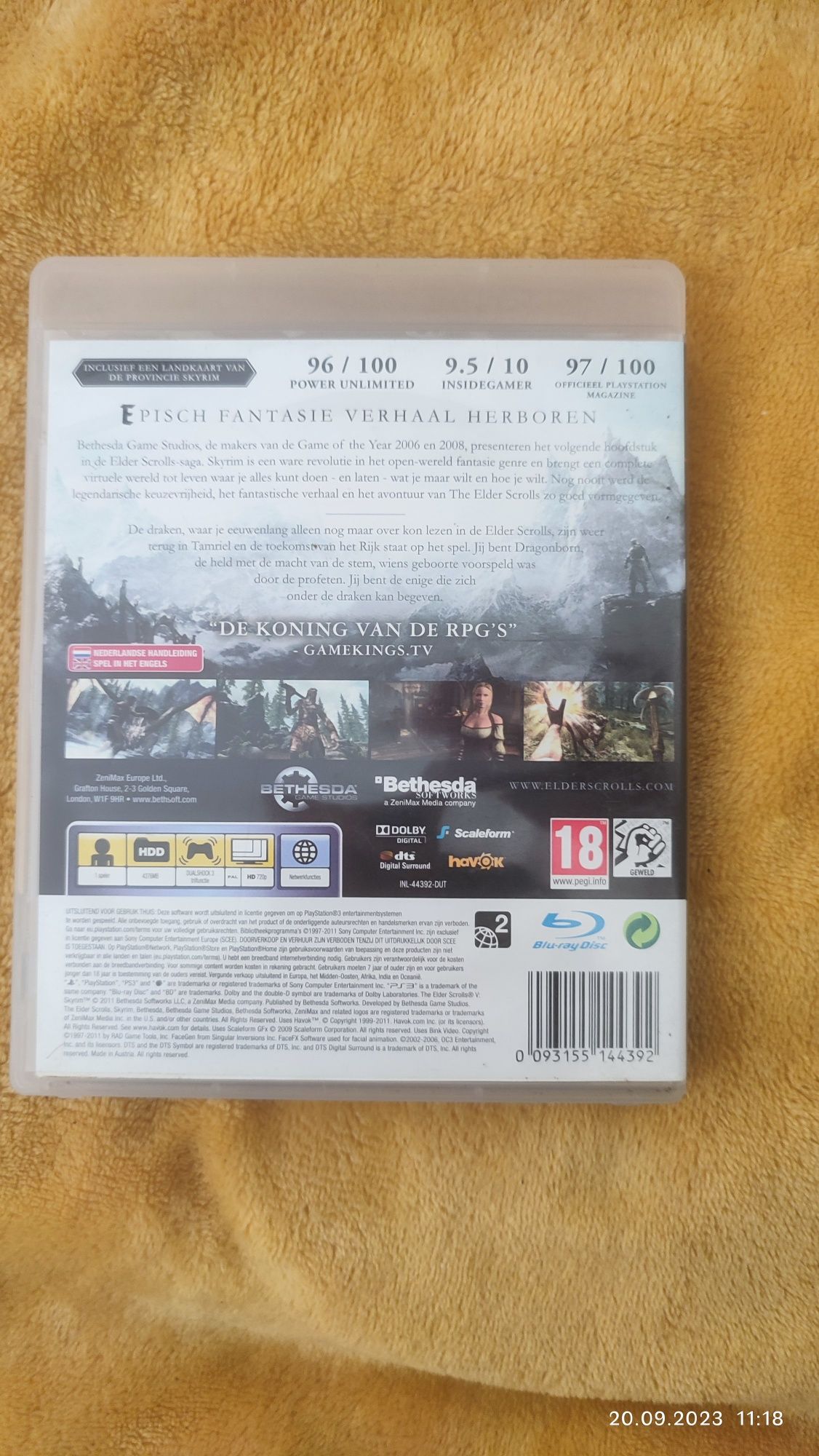Gra SKYRIM na konsolę PS3
