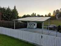 Carport dwustanowiskowy wiata garażowa fotowoltaika panele PV dotacje