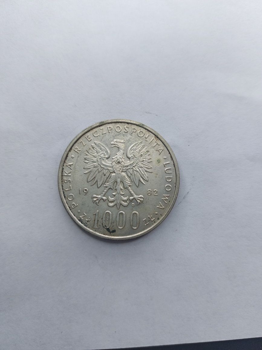 Moneta 1000zł 1982r. Jan Paweł II
