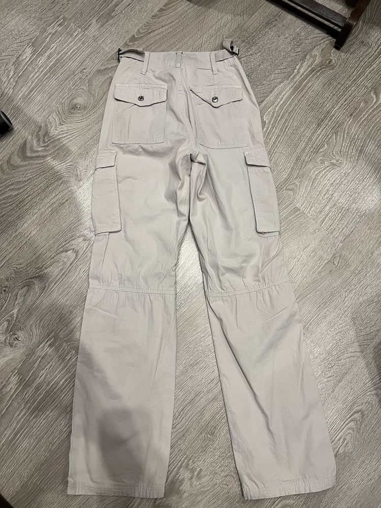 карго джинсы bershka baggy клеш
