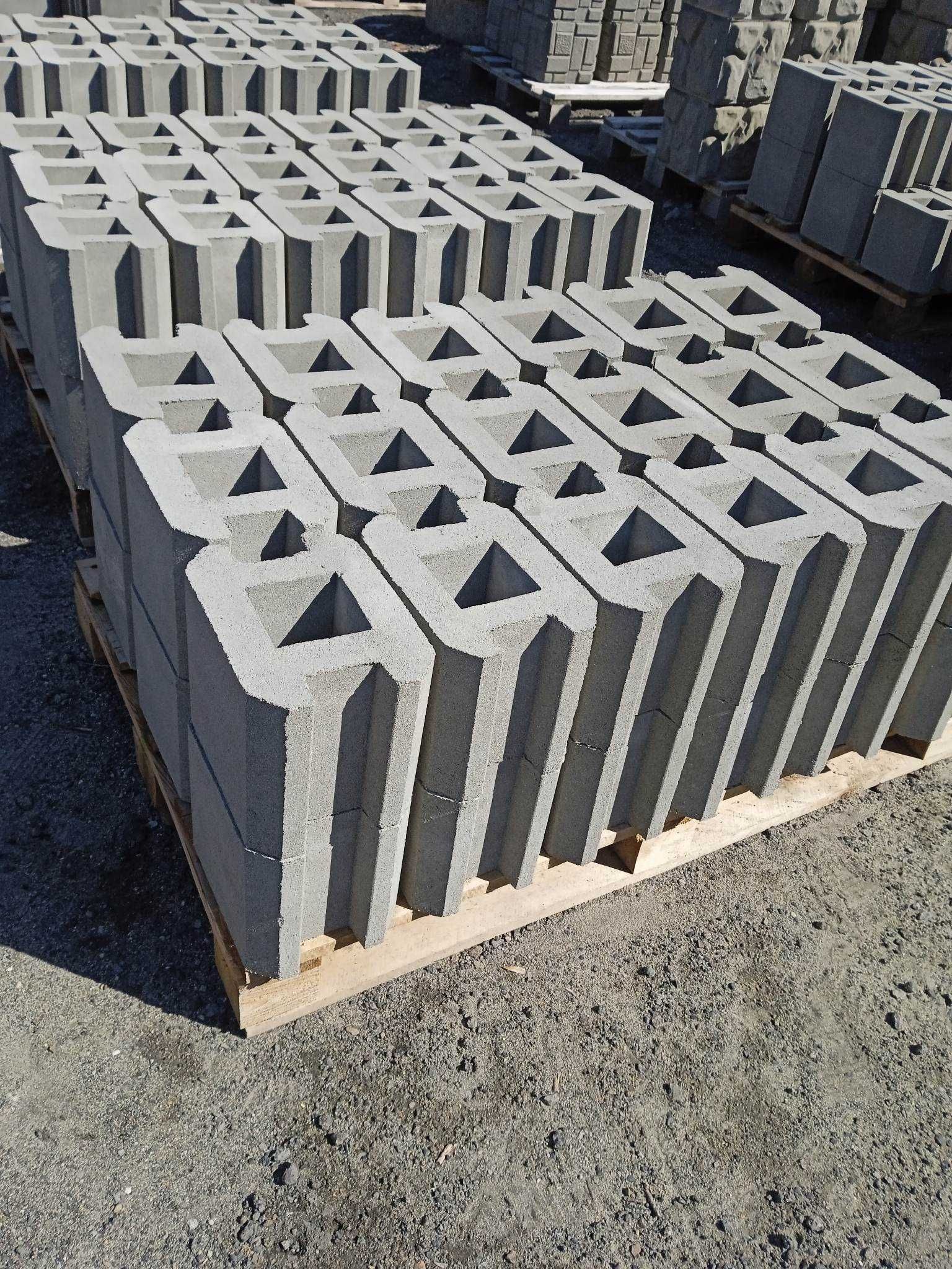 Podmurówka betonowa ogrodzeniowa gładka prosta murek płyta betonowa