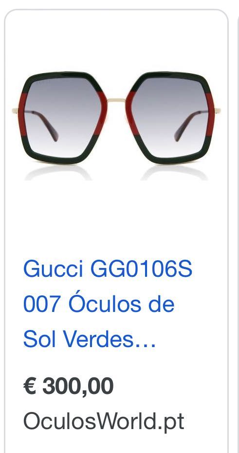 (ÚLTIMA OPORTUNIDADE) Óculos de sol Gucci (novo)