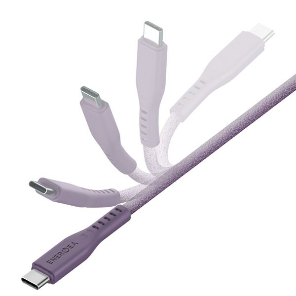 Energea Kabel Flow Usb-C - Lightning C94 Mfi 1.5M Fioletowy/Purple 60W