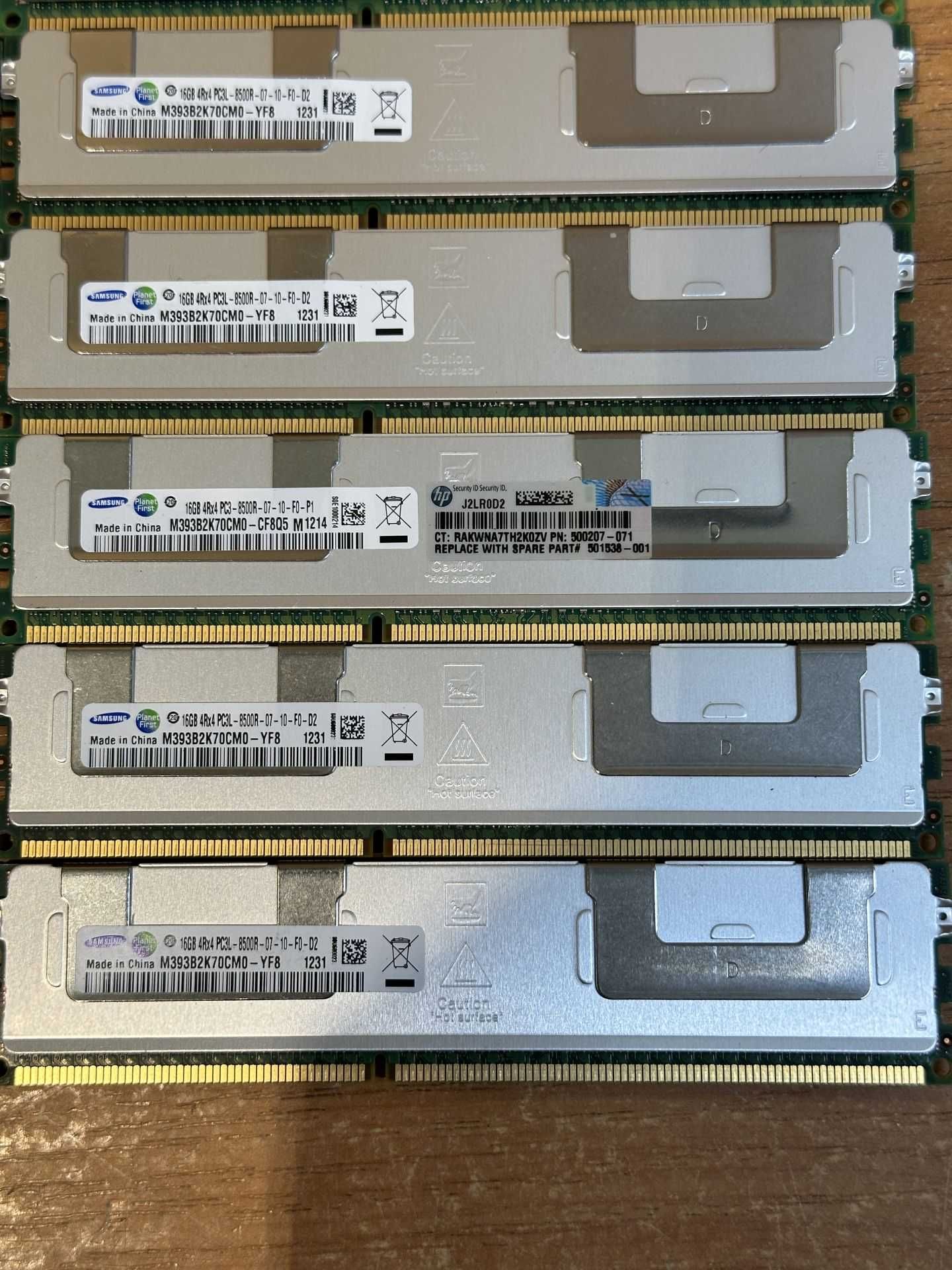 Оперативна пам'ять DDR3 16Гб 4Rx4 8500R Samsung/Hynix/Micron