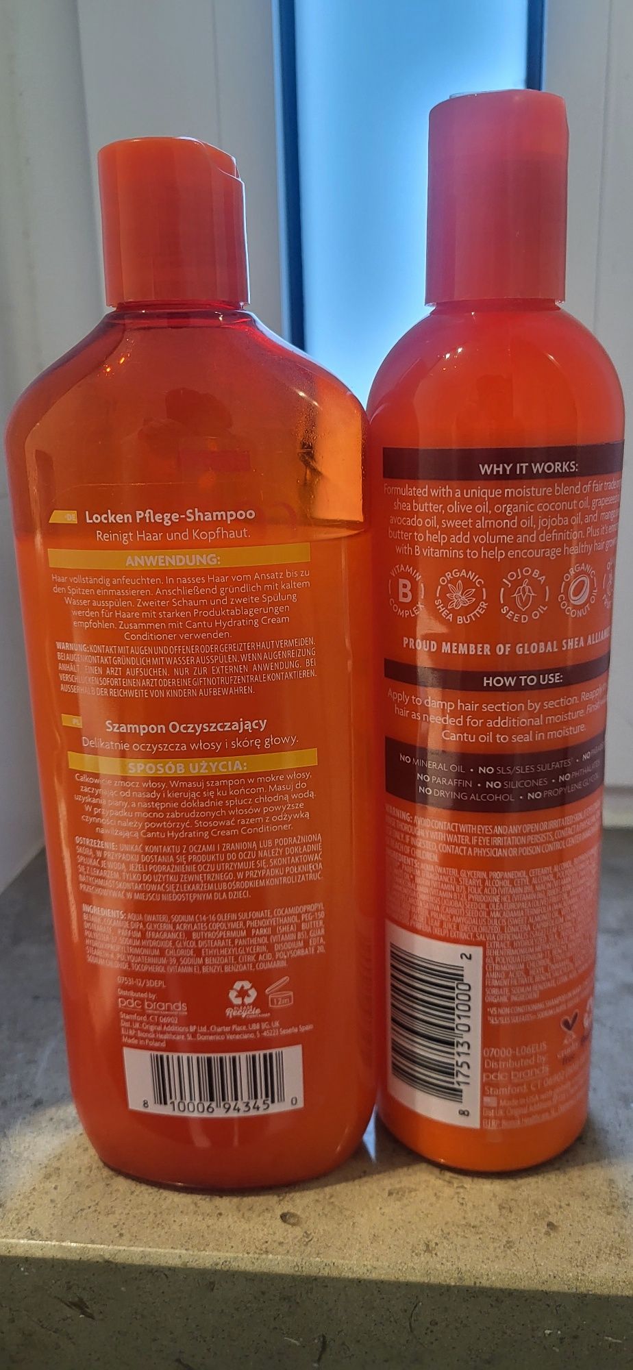 Shampoo e Creme Pentear Cantu - cheios