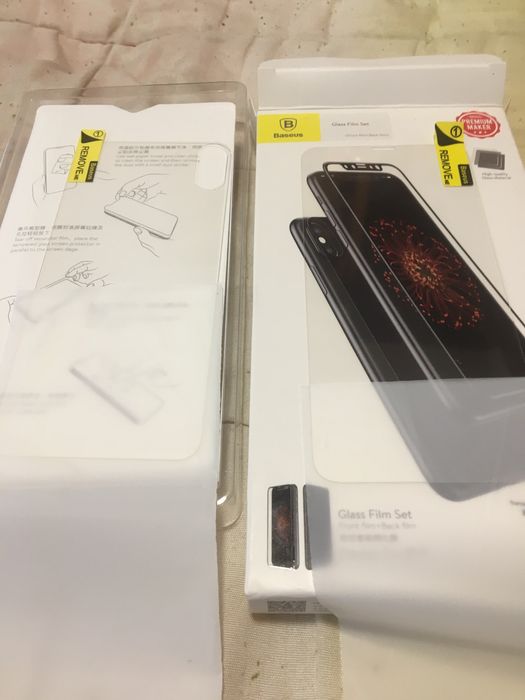 Защитное стекло на IPhone X Baseus