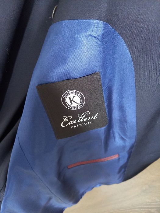 Garnitur granatowy wzrost 170 cm