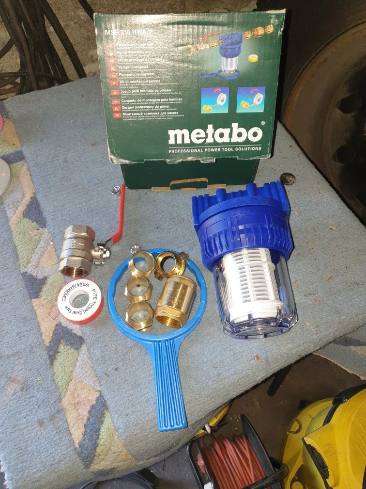 Filtr wody (zestaw montażowy do pomp METABO)