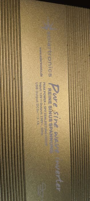 Інвертер перетворювач привезений з Німеччини з чистим синусом