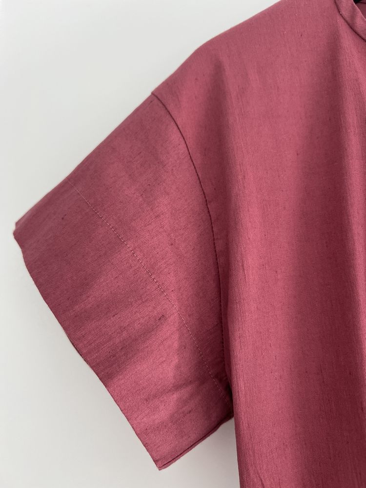 Isabel Marant оригінал дизайнерська сукня плаття рожеве льон