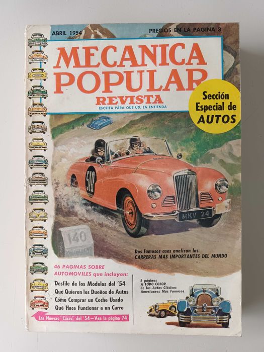 Conjunto de 7 Revistas Mecanica Popular anos 50
