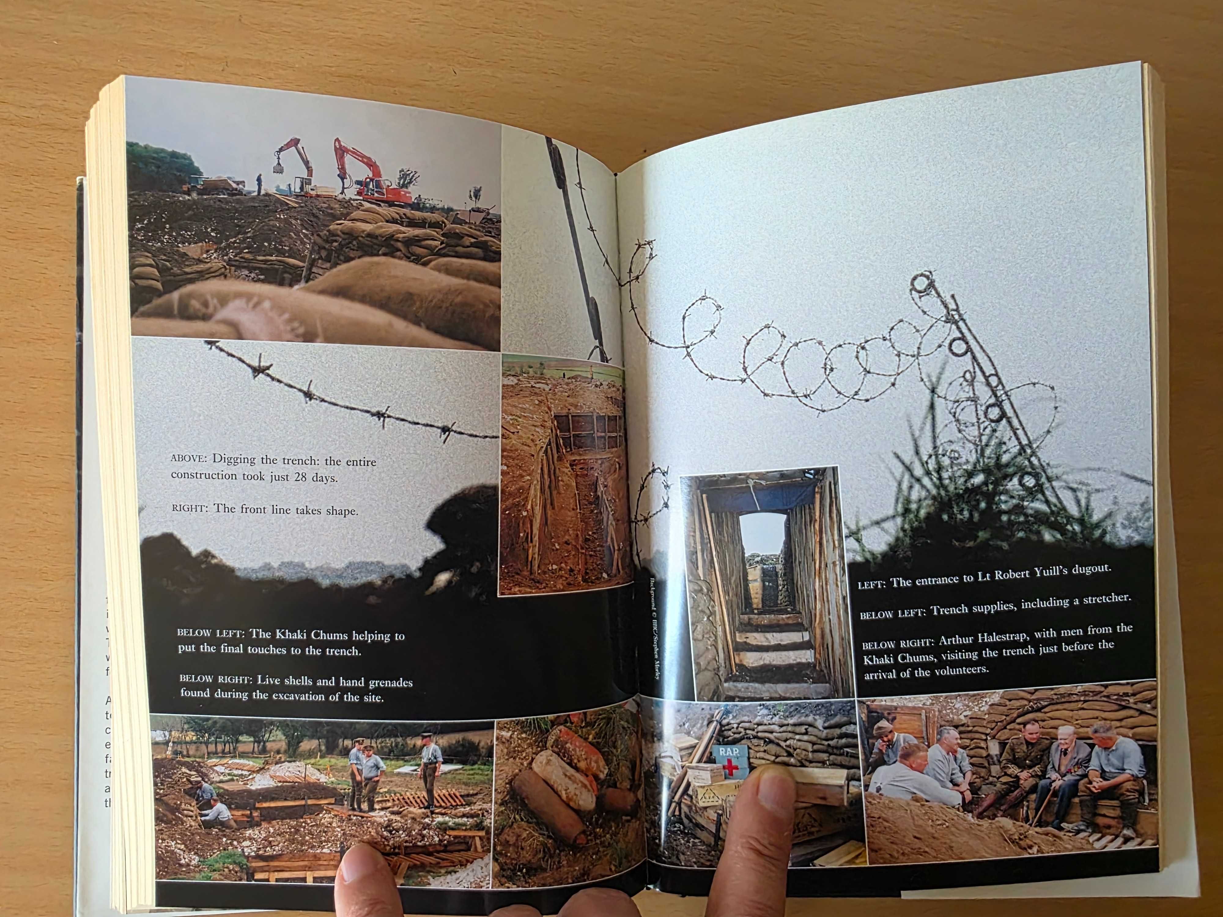 Livro "The Trench: Experiencing Life on the Front Line 1916"