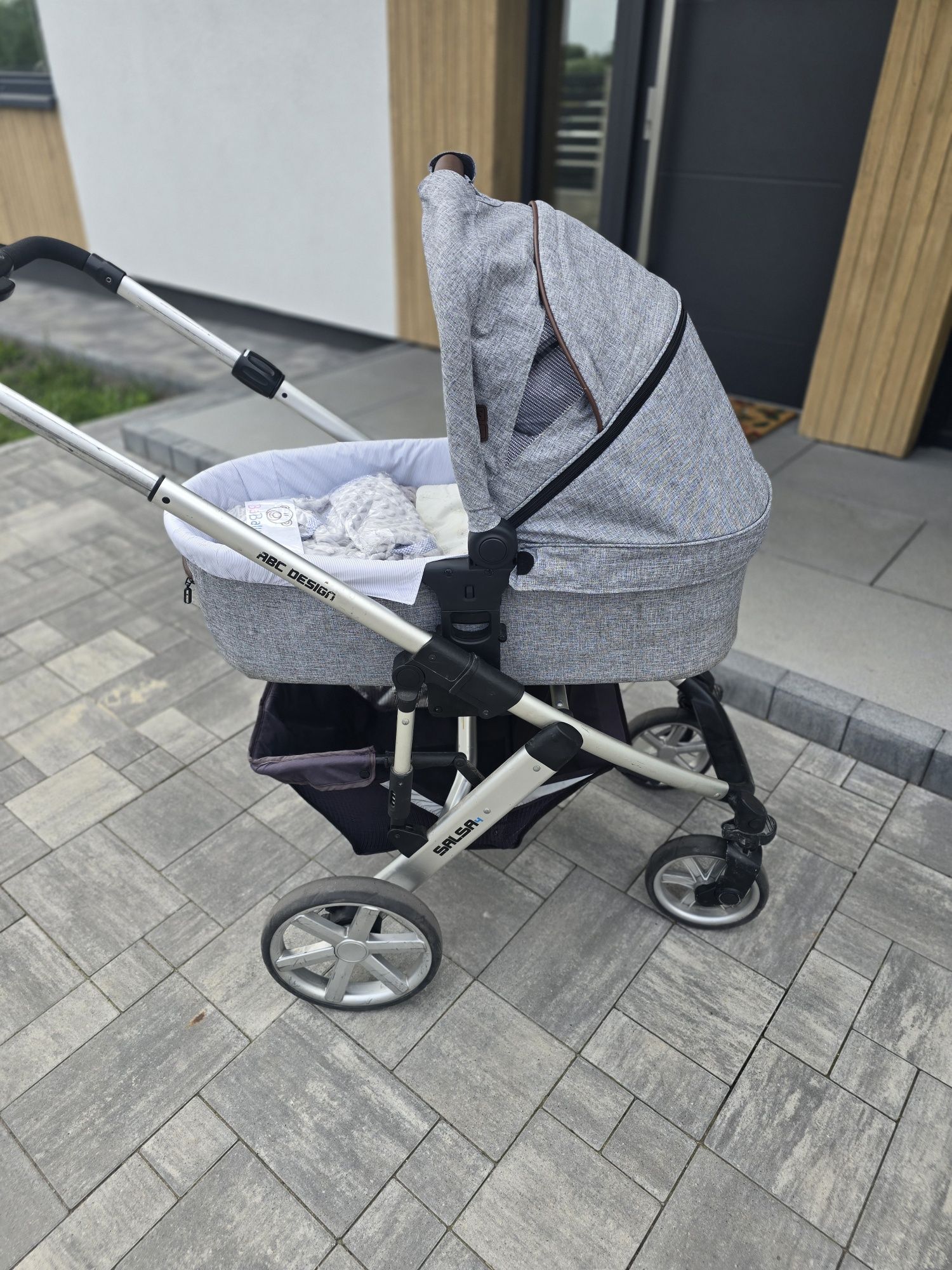 Zestaw 3 w 1 wózek ABC Design i nosidło cybex