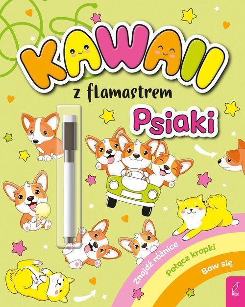 Kawaii Z Flamastrem Psiaki Klempas Patrycja