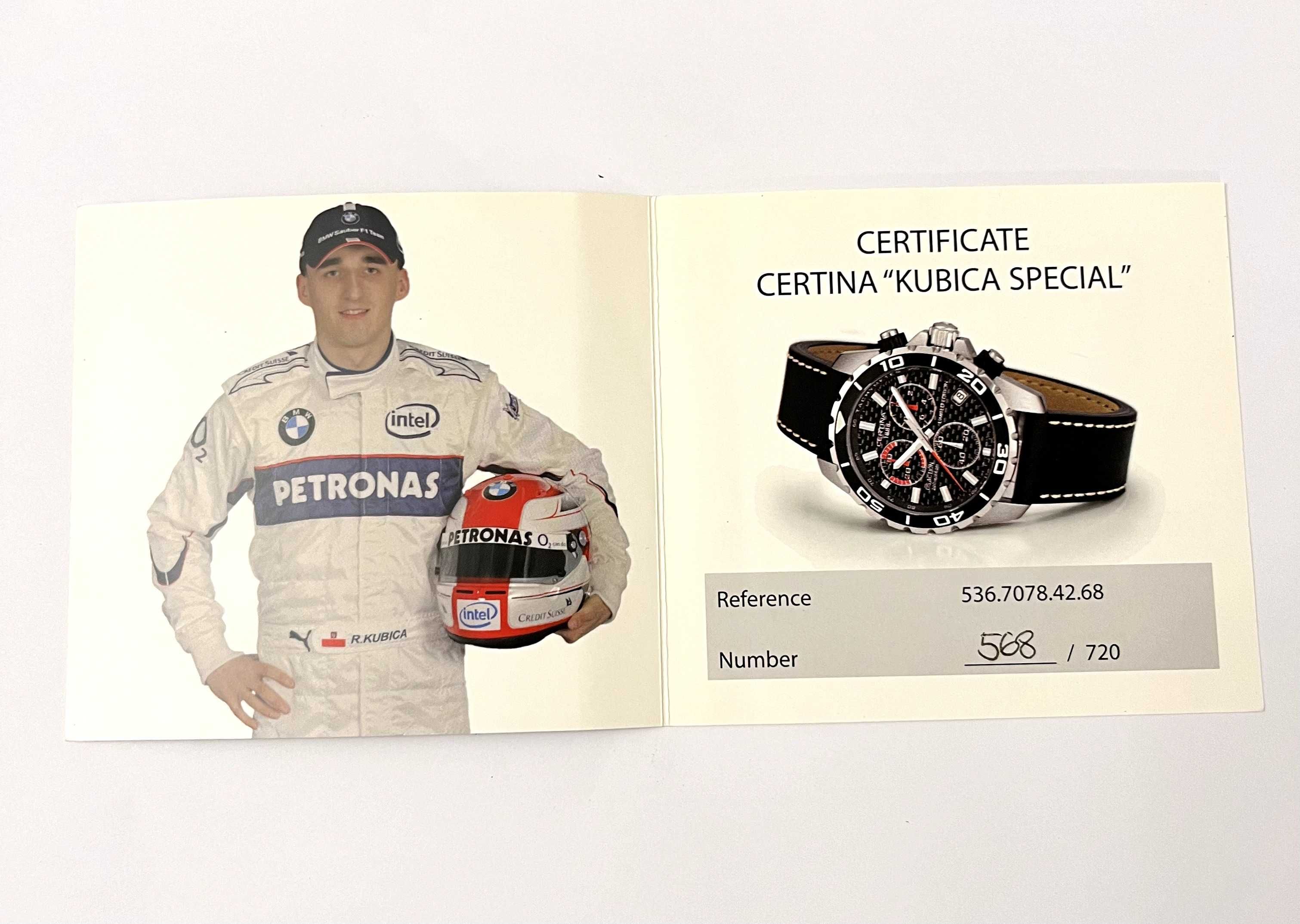 Zegarek CERTINA DS ACTION CHRONO “Robert Kubica” Edycja Limitowana