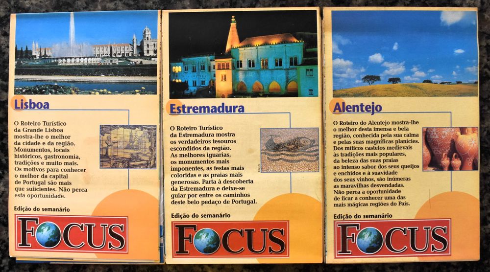 Roteiros Turísticos (8 guias de Portugal Continental e Açores)