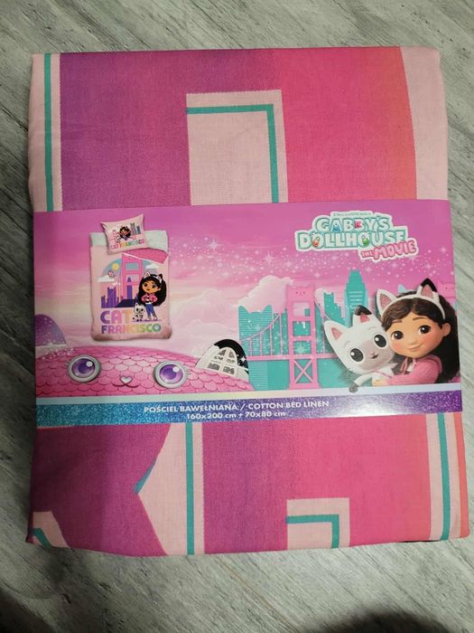 Pościel Bawełniana Koci Domek Gabi