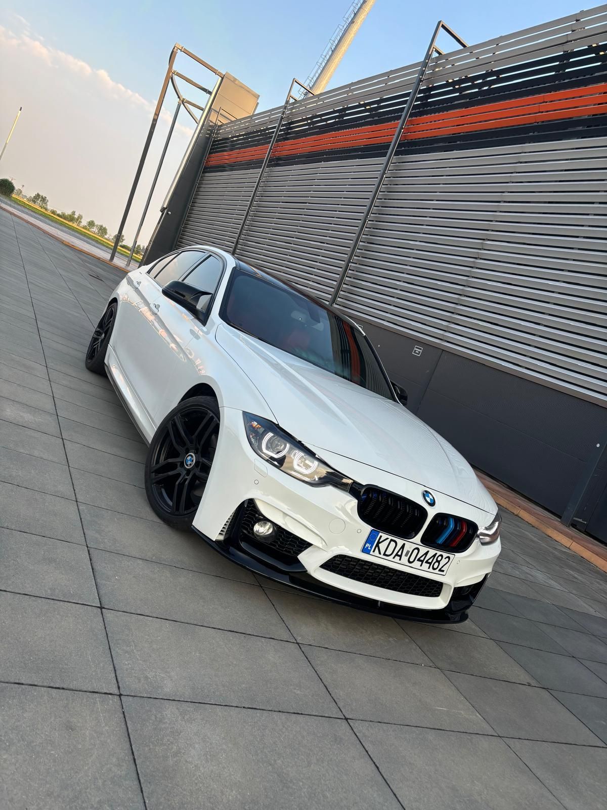BMW F30 F31 F32 F36 M3 Look Dokładka Zderzaka Przedniego  Czarny