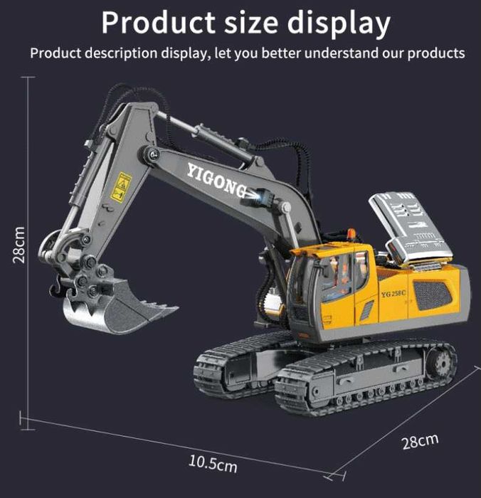 Екскаватор на радіокеруванні Yigong / экскаватор на радиоуправлении