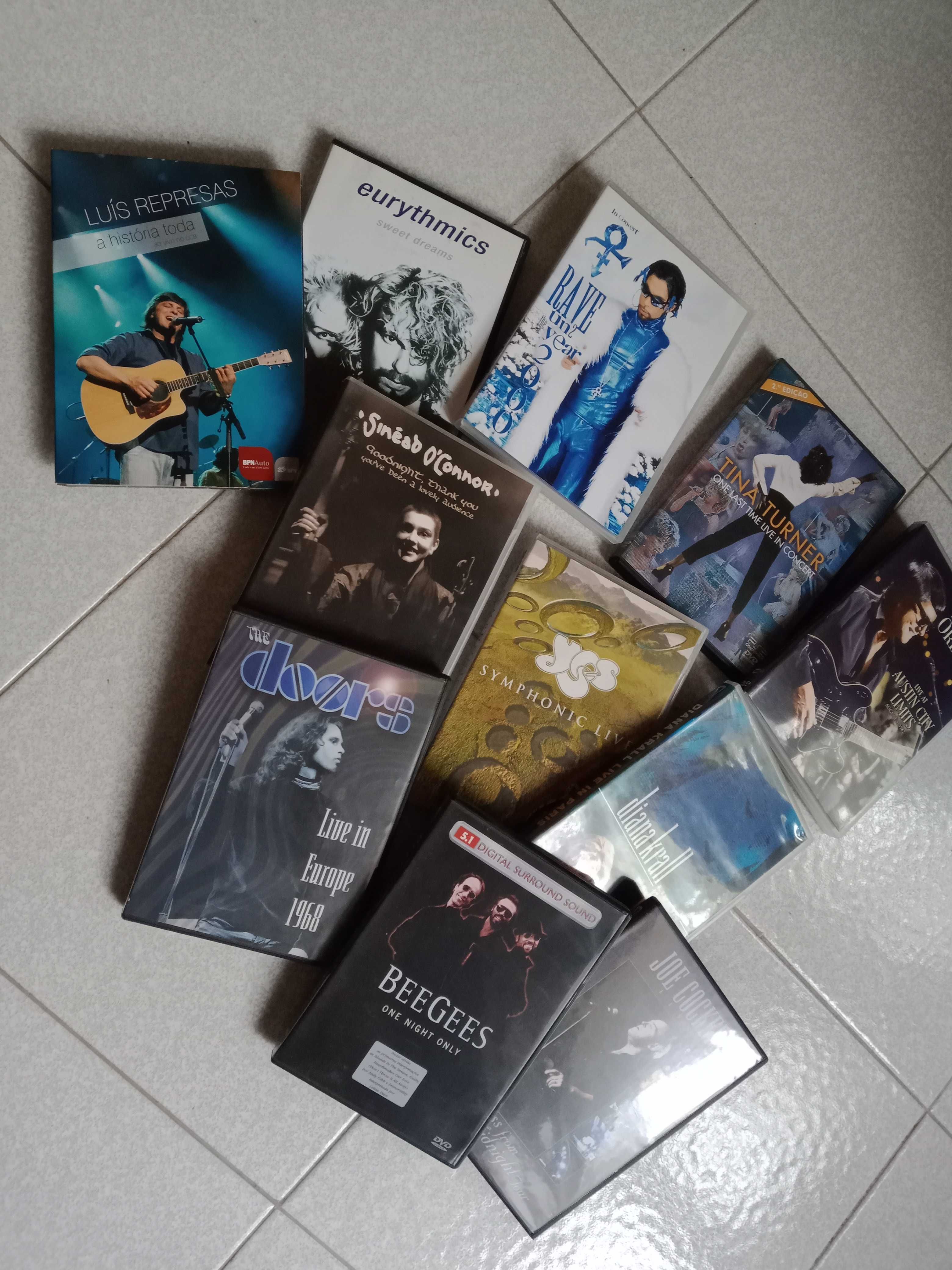 DVD Musicais - Vários artistas e bandas - como novos - Música