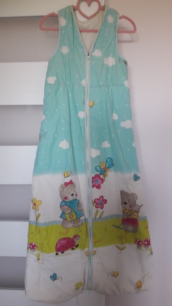 Śpiworek dziecięcy do spania dla dziecka duży 132 cm