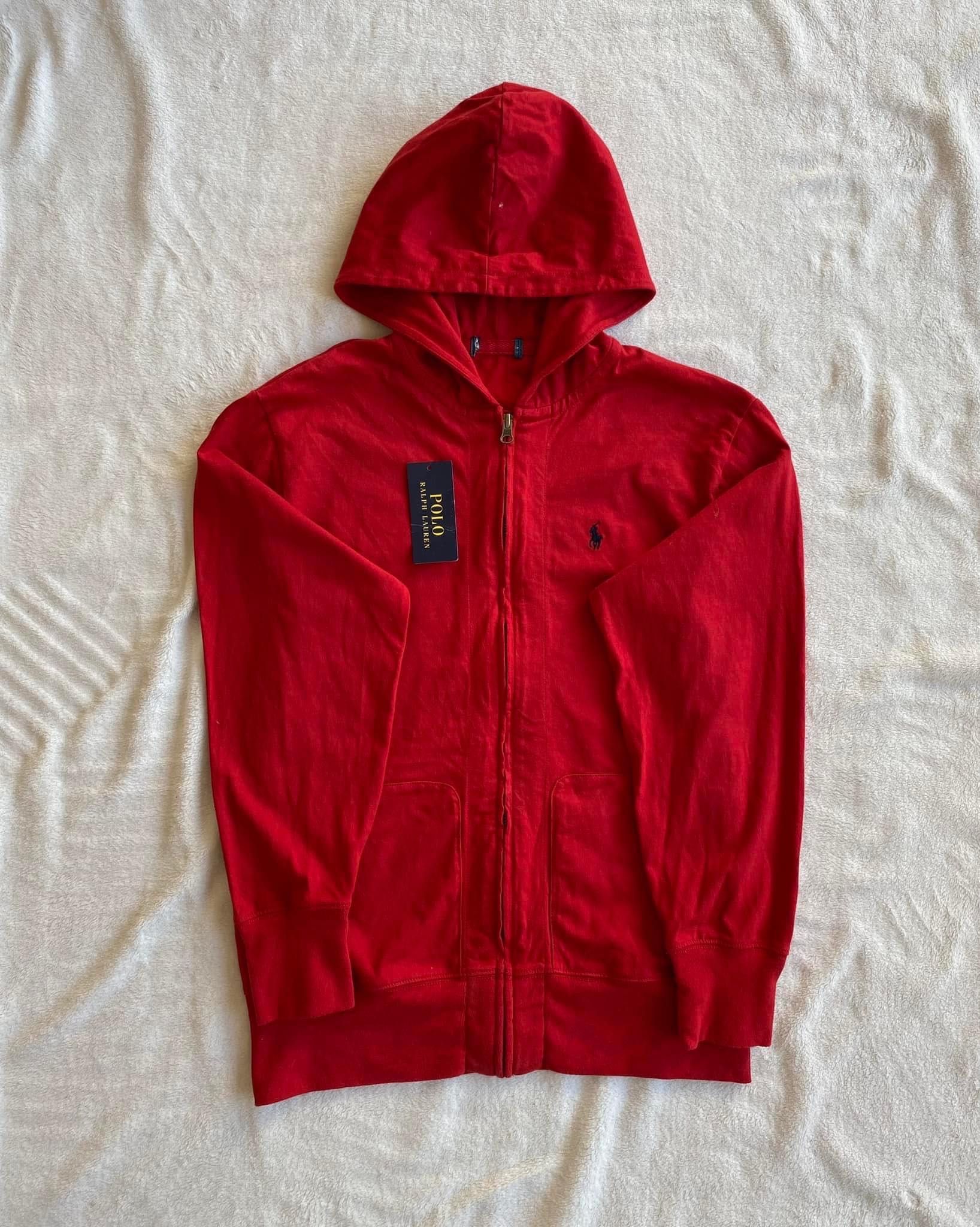 Polo Ralph Lauren Zip Hoodie Red - S