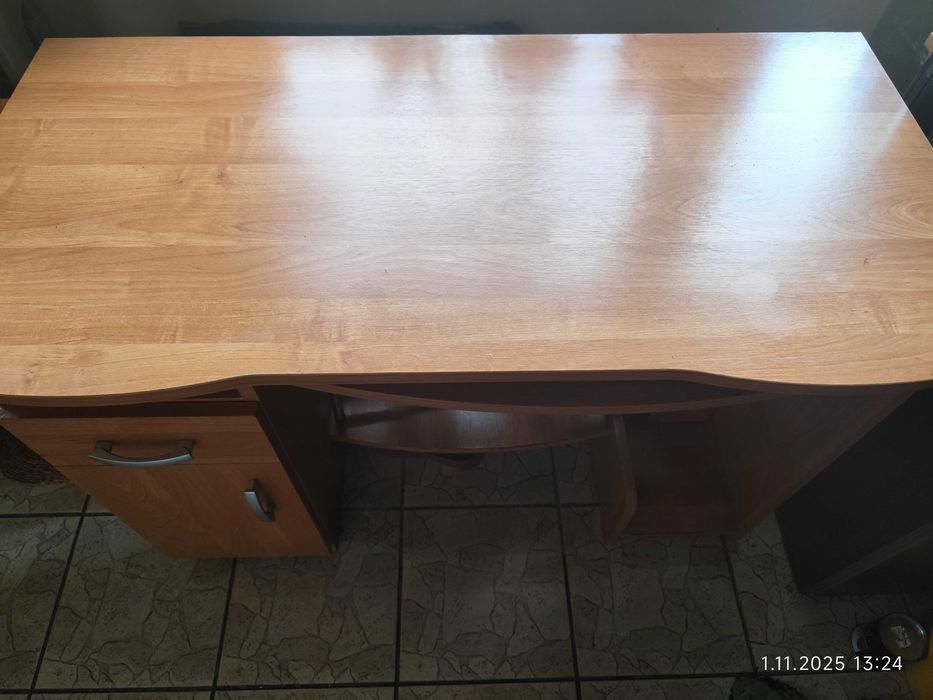 Biurko 110x55 i kontenerek 40x50x46 BRW Ikea zestamw odbiór Luboń