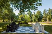 Большие шахматы парковые гигантские огромные напольные Король 105 см