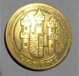 Moneta okolicznościowa (450 lat Olecka) - dukat lokalny Olecko