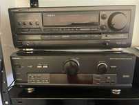 Amplituner Technics DX-750 oraz SA-EX510 BDB STAN, w pełni sprawny