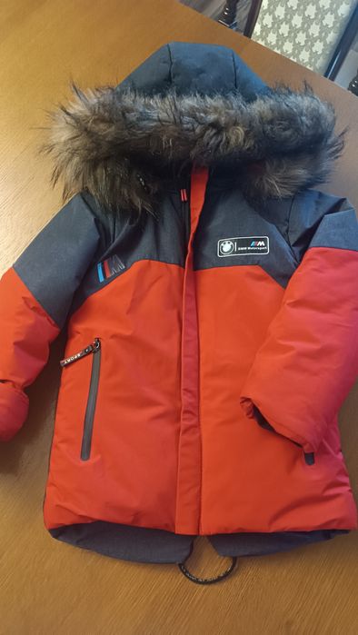 Зимова курточка пуховик для хлопчика 6 років