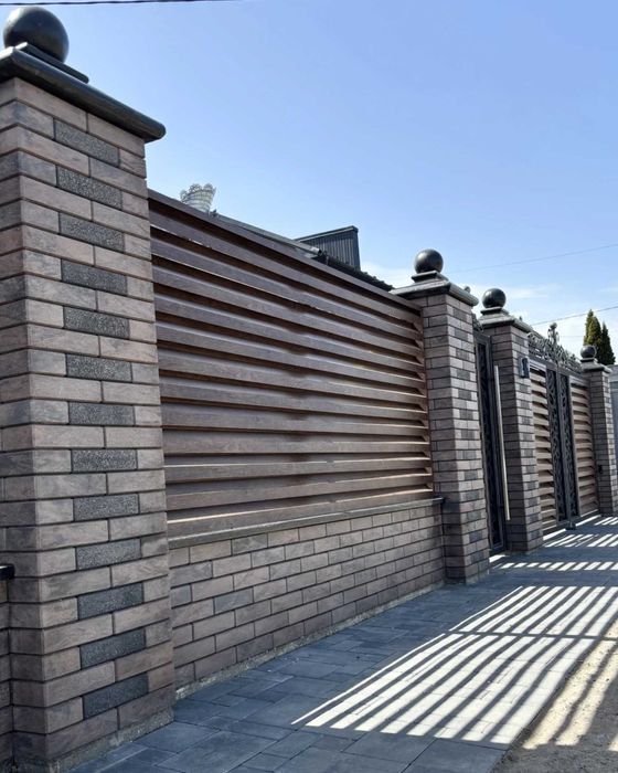 Облицювальна (фасадна) цегла для будинків, парканів, мангалів,альтанок