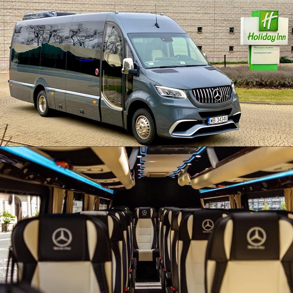 Wynajem limuzyn i busów z kierowcą*Transport VIP*Przewóz osób*Mercedes