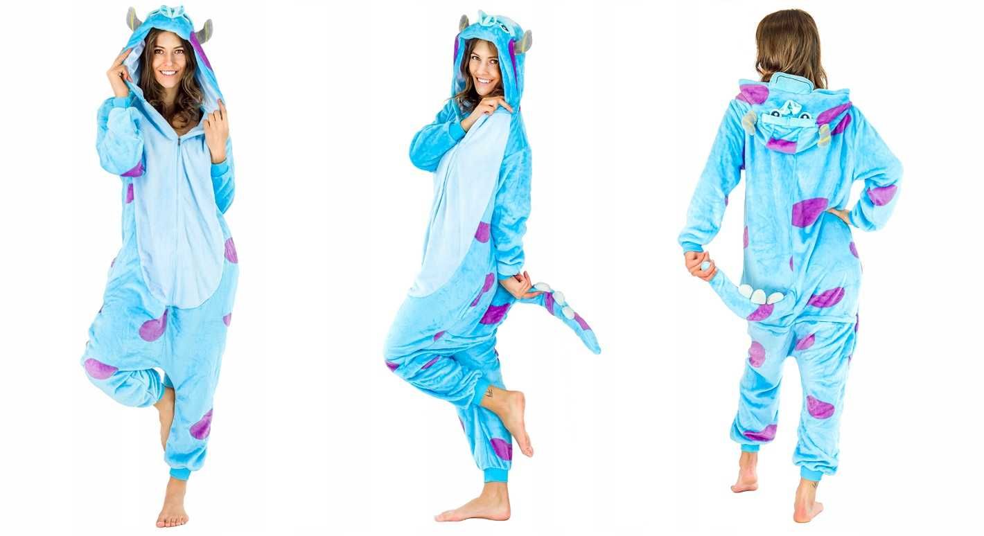 Kostium ONESIE KIGURUMI Piżama Przebranie Kostium  SULLEY XL