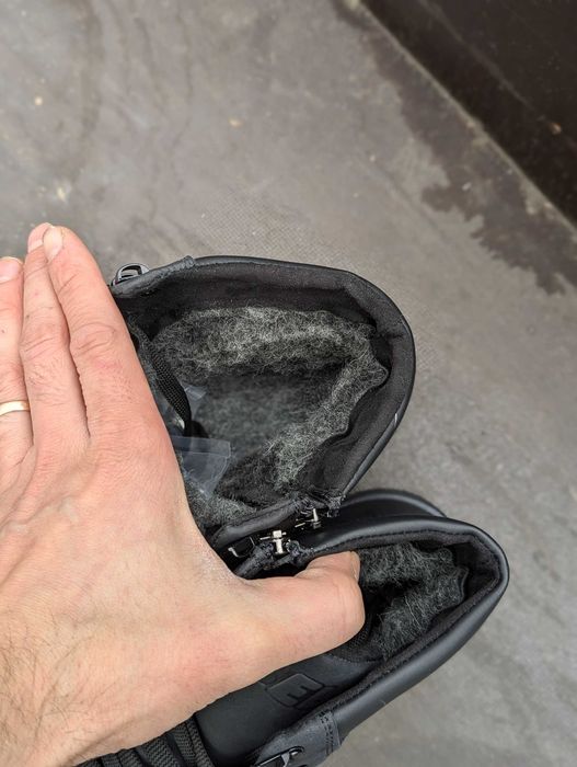 Якісні Чоловічі зимові черевики DIESEL натуральна шкіра Ботинки зимние