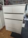 Komoda Malm 6 szuflad biala