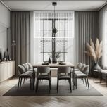 Firana 110x100 ażur z kryształami