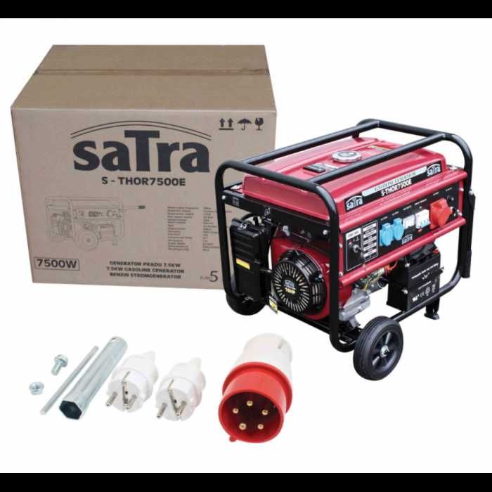 Генератор бензиновий 7.5 кВт SATRA S-THOR7500E