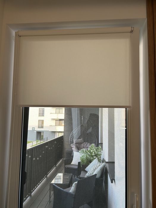Roleta wewnetrzna biala do drzwi balkonowych OKAZJA