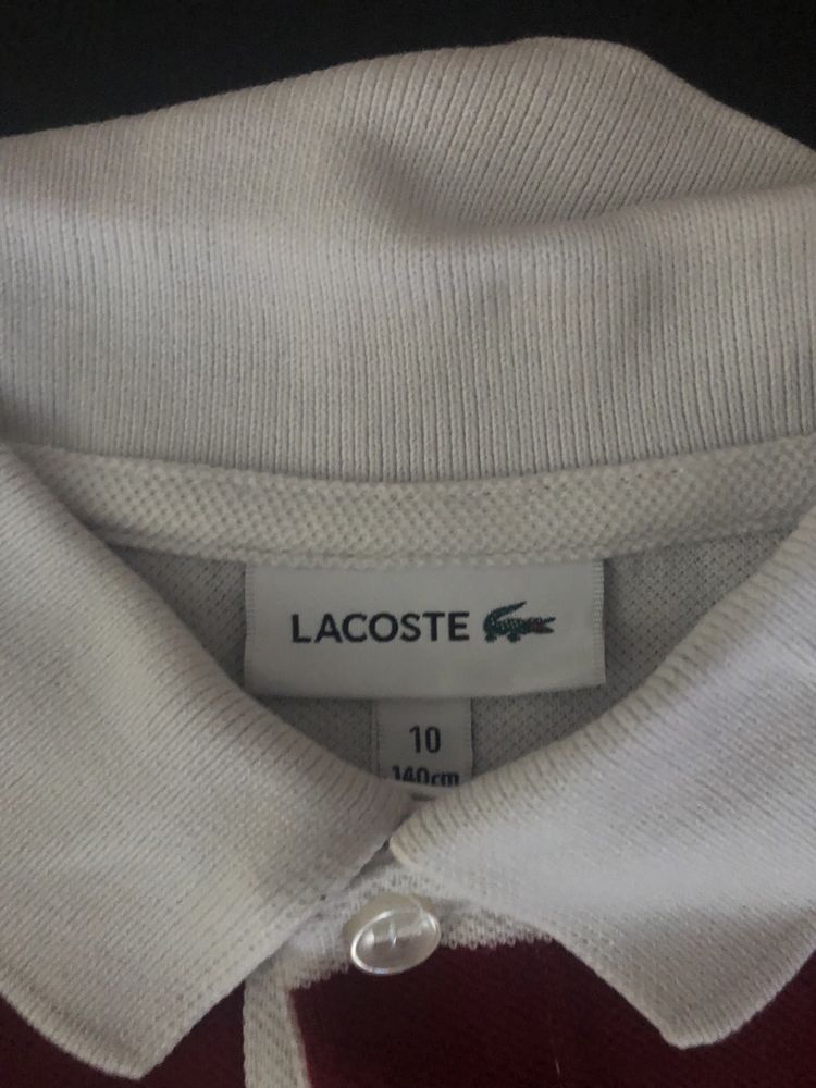 2 polos lacoste 10 anos