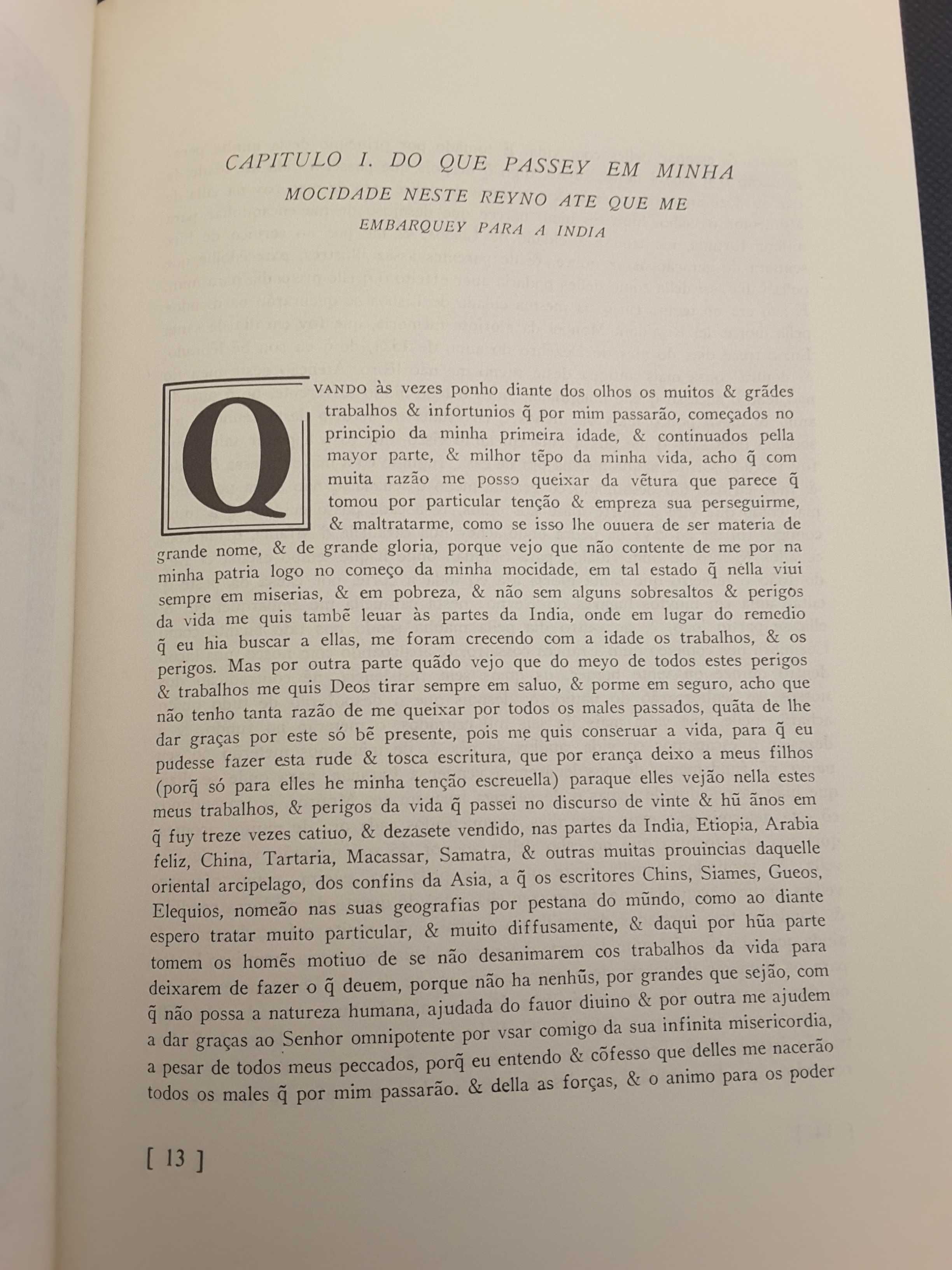 F. Mendes Pinto: Peregrinação/ Regências na Menoridade de D. Sebastião