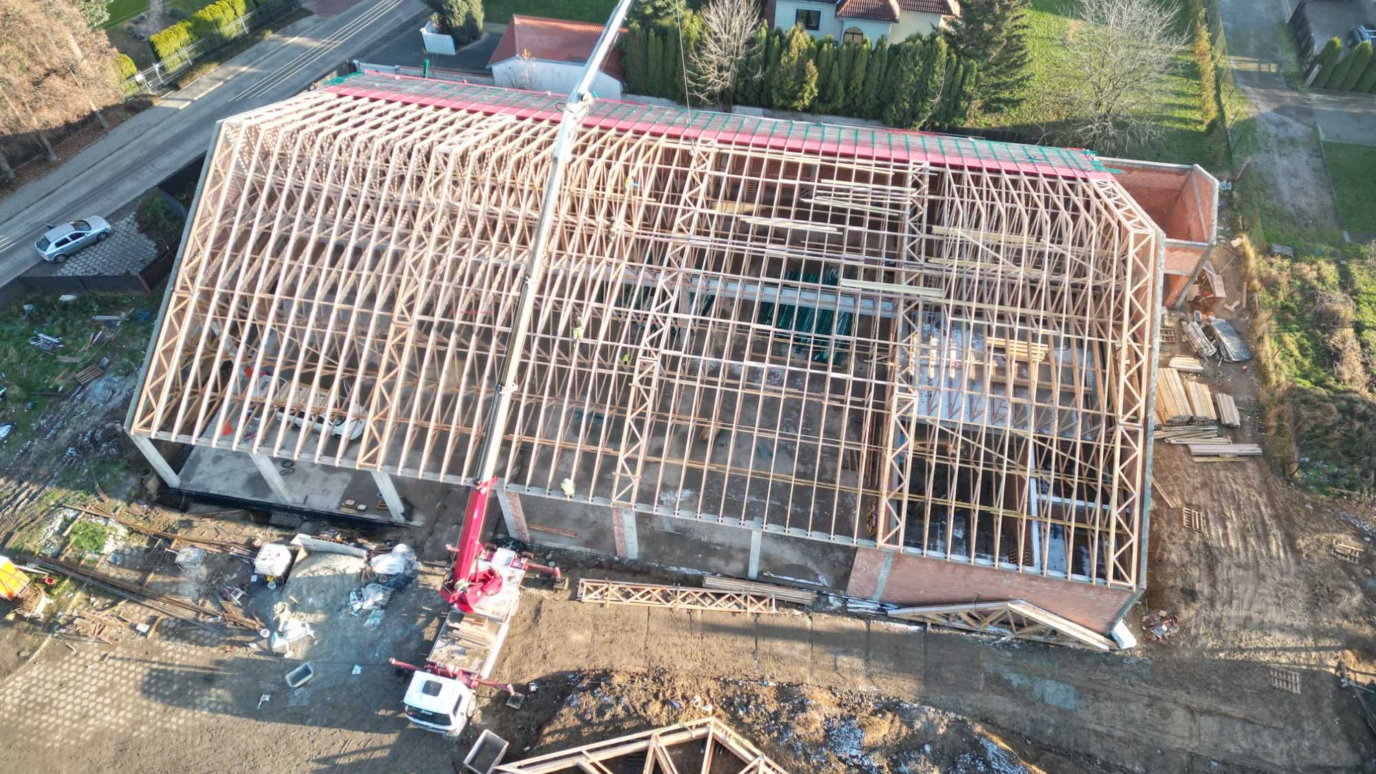 Wiązary bindry kratownice prefabrykowane konstrukcje