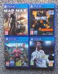 Mad max/Call of duty black ops 4/Far cry 4/Fifa 18 Playstation 4