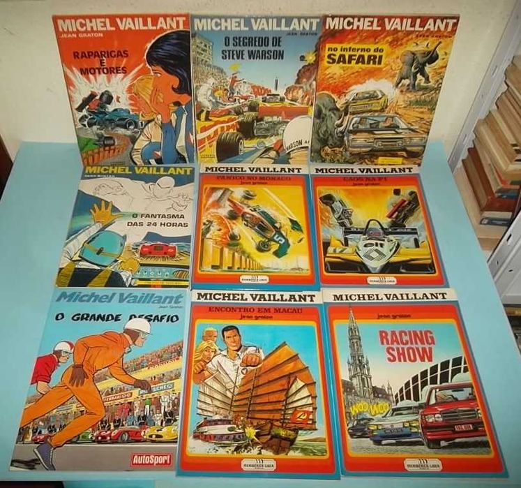 MICHEL VAILLANT - Edições Bertrand, Meribérica, Autosport, Asa...